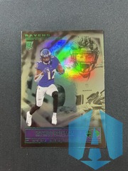 2021 Panini Illusions Rashod Bateman #68 Rookie Emerald Foil Baltimore Raven
